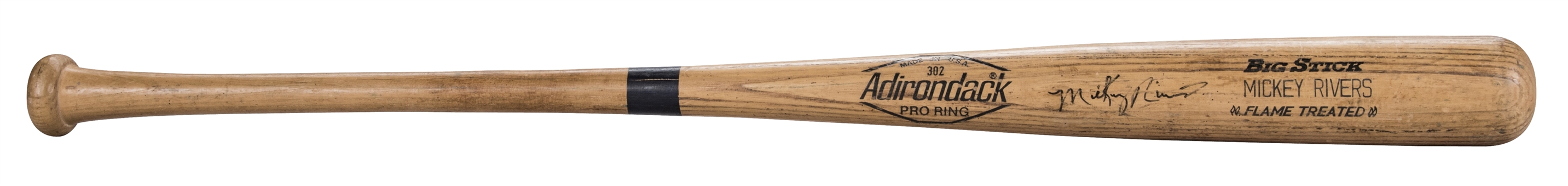 1979 Mickey Rivers Yankees Game Used and Signed Adirondack Big Stick Bat (PSA/DNA)
